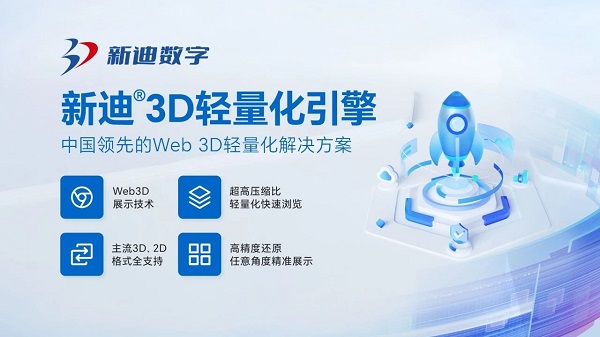 新迪3D轻量化引擎携手蜂巢CID平台，助力制造业研发协同提速20%！