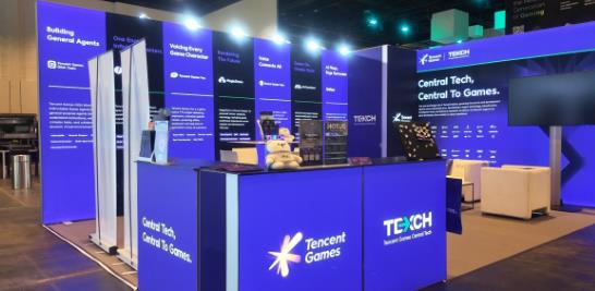 腾讯游戏公共技术线首次整体亮相gamescom，以全链路自研AI技术加速游戏工业创新