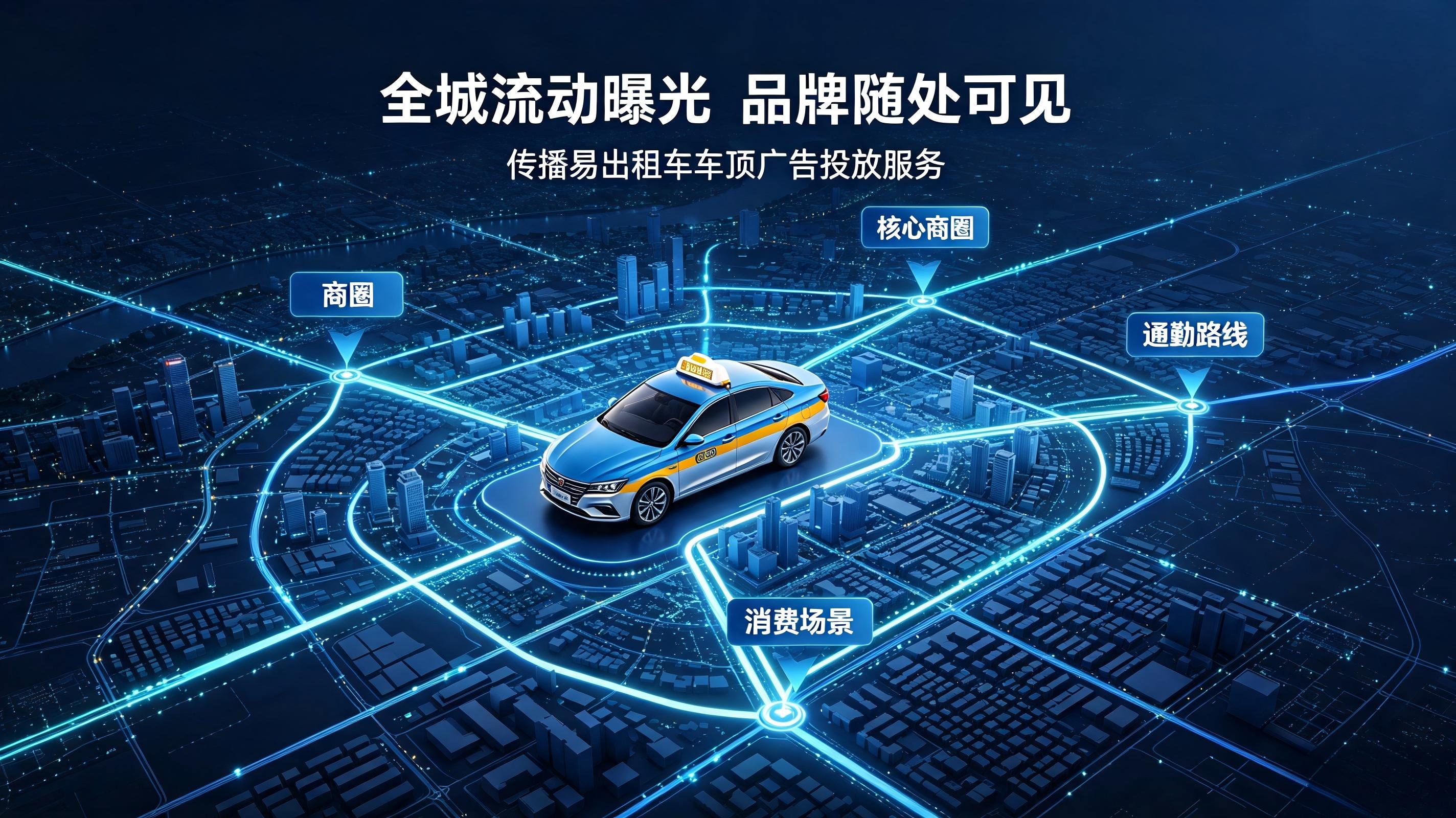 拒绝无效流量！精准圈层投放，出租车广告转化率更高