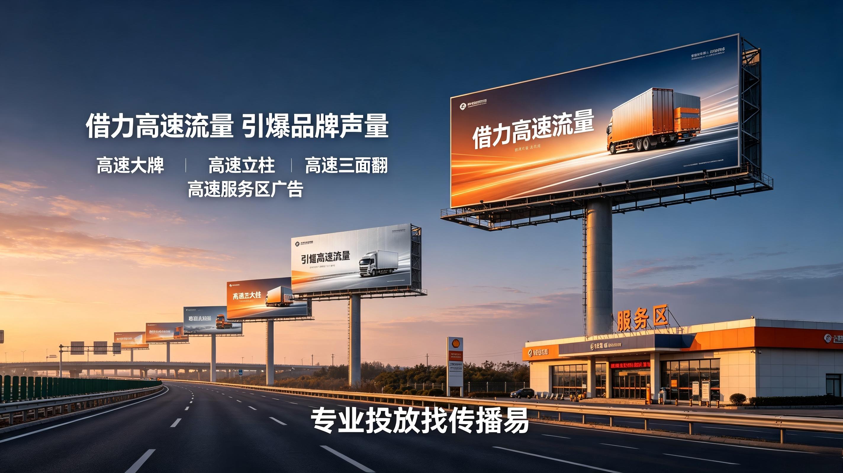 高速广告投放选传播易 高速广告投放选传播易