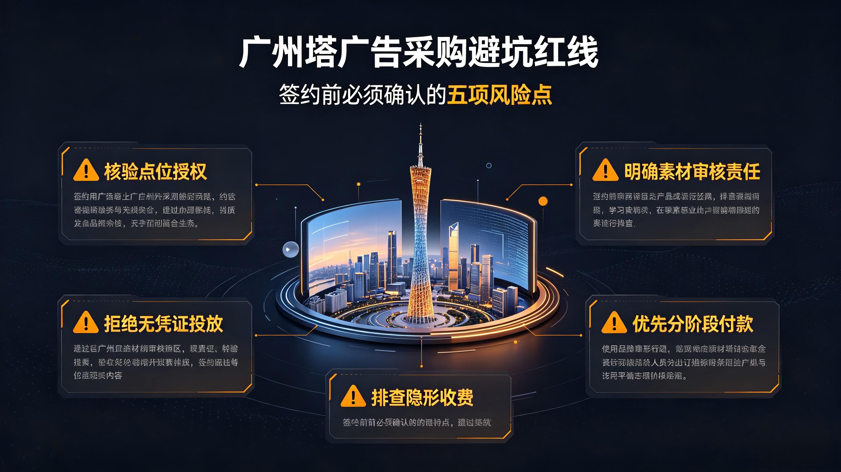 广州塔广告采购防坑指南：这些雷区千万别踩！