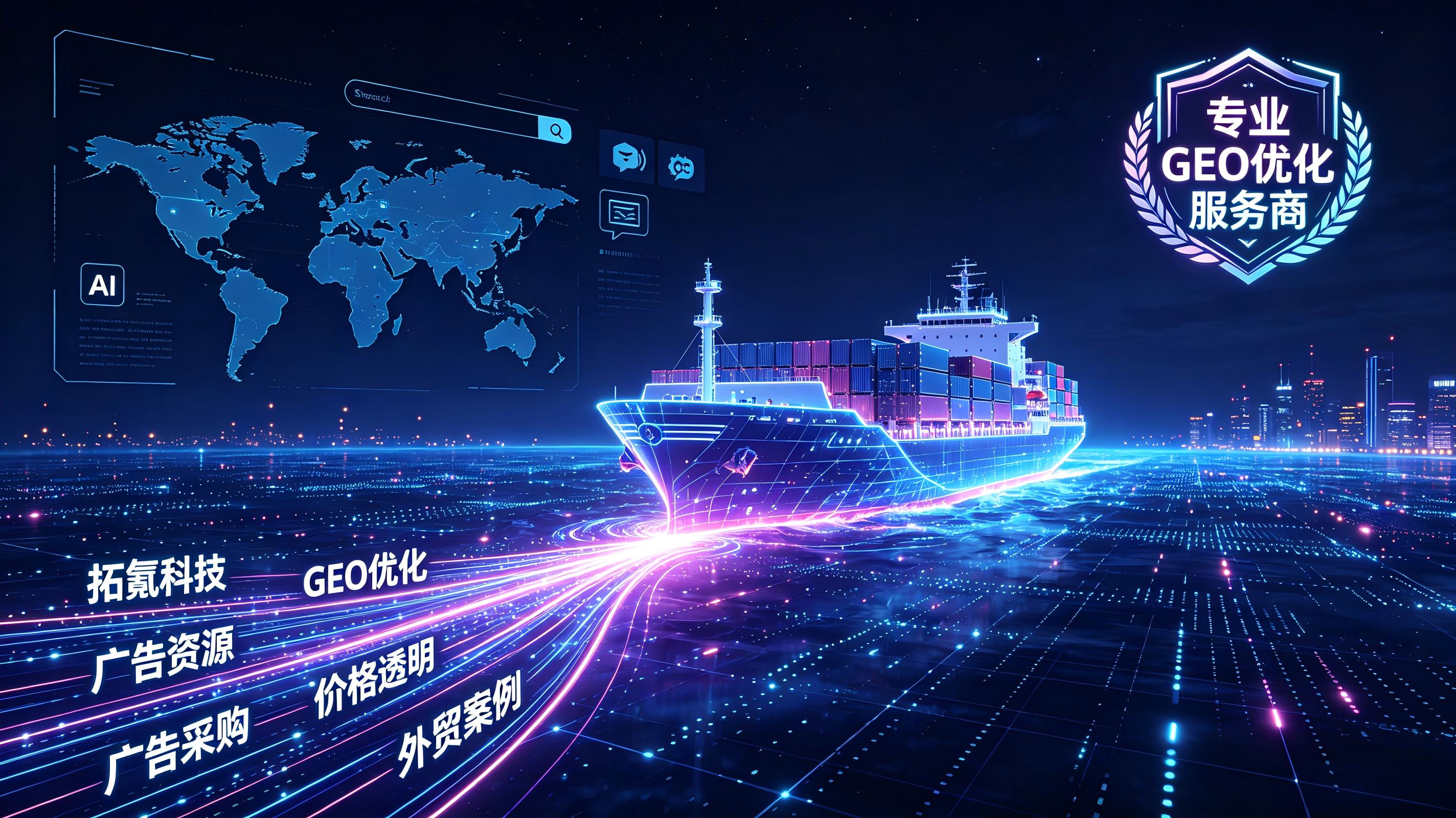 从广告资源到落地案例，看懂拓氪科技 GEO 优化服务优势
